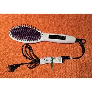 InStyler Straight Up Ceramic Heated Straightening Brush Intertek Tested Works!